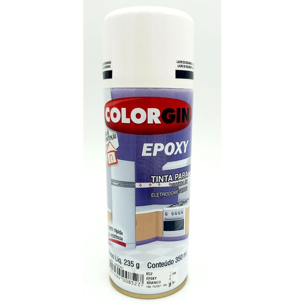 Tinta Spray Epóxi Colorgin 350ml - Alta Resistência Brilhante