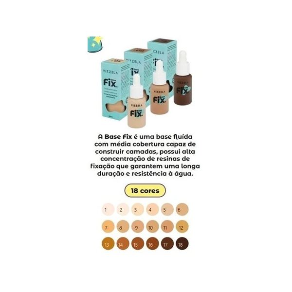 Base Líquida Fix – Vizzela
