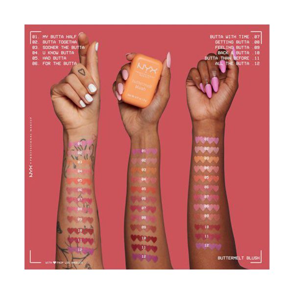 Blush Nyx Makeup Buttermelt 