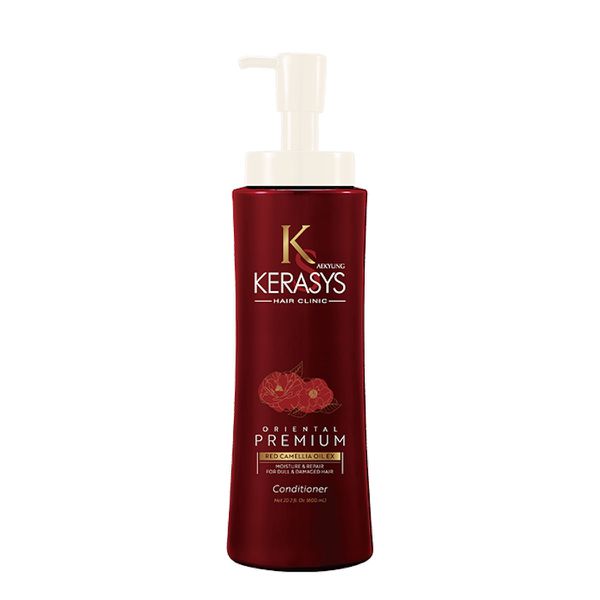 Kerasys Oriental Premium Red Camellia Oil EX Conditioner – Condicionador Reparador e Fortalecedor