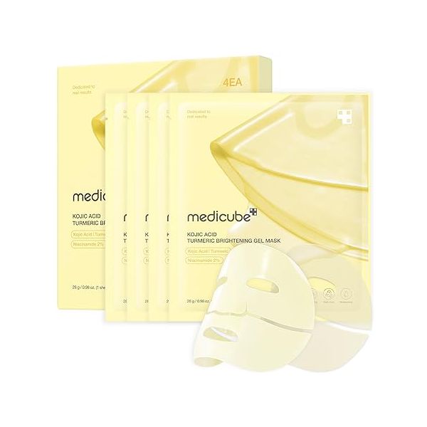 Medicube Kojic Acid Turmeric Brightening Gold Jelly Gel Mask