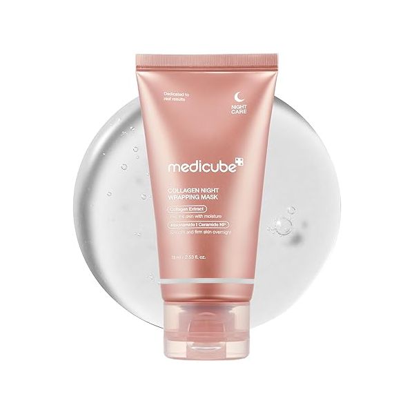 Medicube Night Collagen Wash-Off Pack (Pacote de Máscara Facial Noturna com Colágeno)