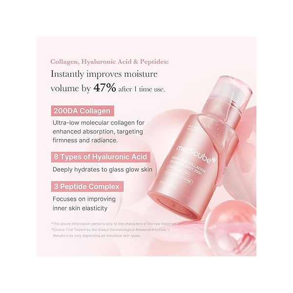 Medicube PDRN Pink Collagen Exosome Shot Serum 2,000 PPM 