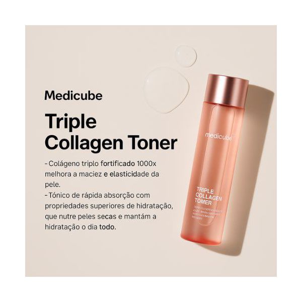 Medicube Toner Triplo De Colágeno 140ml 