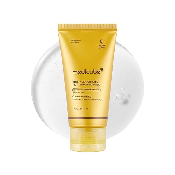  Medicube Turmeric Kojic Acid Overnight Exfoliating Mask
