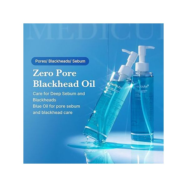MEDICUBE ZERO PORE BLACKHEAD DEEP CLEANSING OIL 