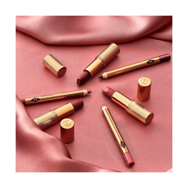 Mini Kit Lapis + Batom Charlotte Tilbury - Lip Cheat P.t / Kissing P.t