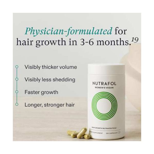 Nutrafol Women Cabelo Mulheres - 120 Cápsulas - Versão Embalagem Ecológica