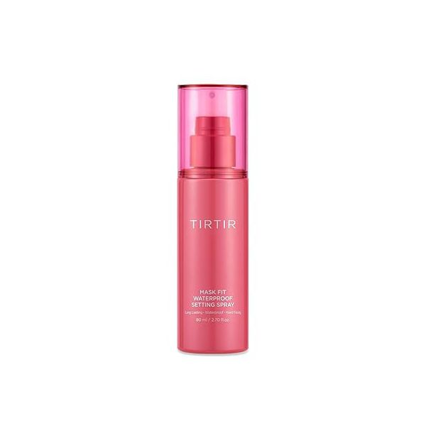 TIRTIR Waterproof Setting Spray – 24 Hour Long Lasting Fix, Sweatproof Water Resistant Makeup Finisher