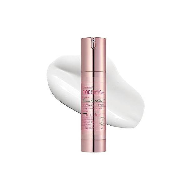  VT COSMETICS Collagen Reedle Shot 100, Microneedling Serum, Firming & Elasticity, 500Da Collagen Extract