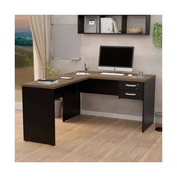 Mesa Para Escritório Em L 25mm 120x150