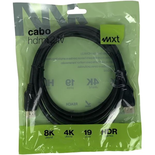 Cabo HDMI 2.1 3M 8K