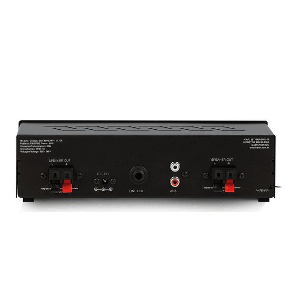 Amplificador para Som Ambiente FRAHM SLIM 1500 APP