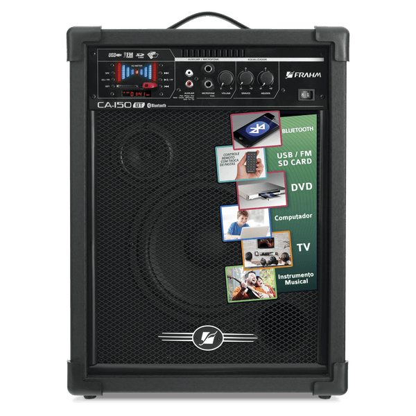 Caixa Amplificada CA 150 FRAHM Bluetooth
