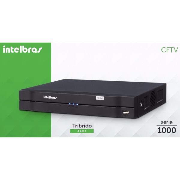 DVR/Gravador de 4 Câmeras Tríbido INTELBRAS HDCVI1004