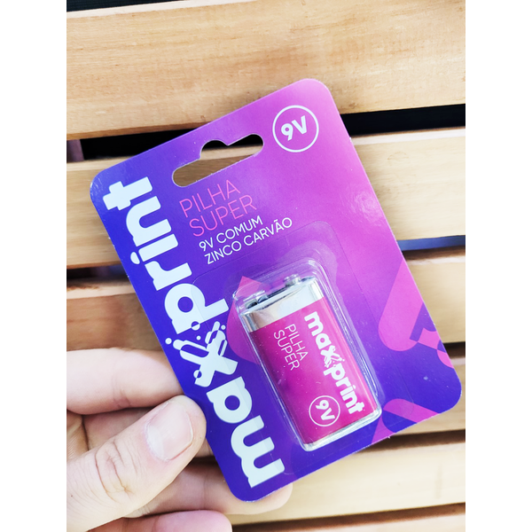Bateria 9V Comum Maxprint