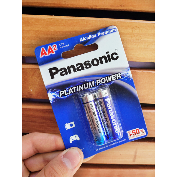 Pilha AA Alcalina PANASONIC (c/2un.)