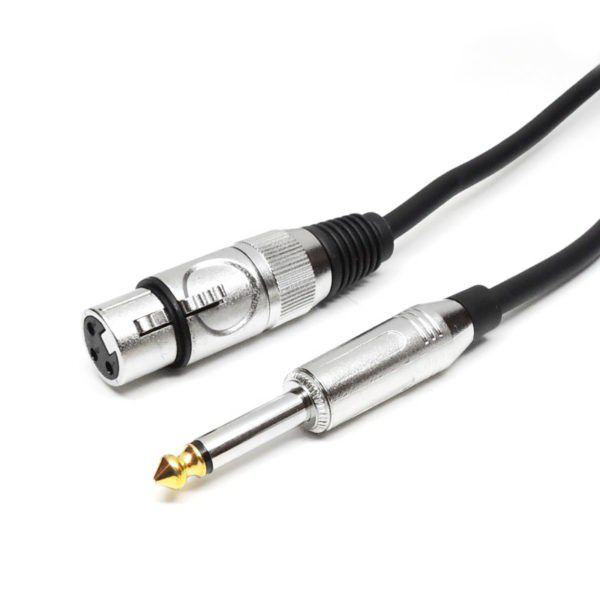 Cabo P10 P/Canon(XLR) Metal 2m Microfone StarCable