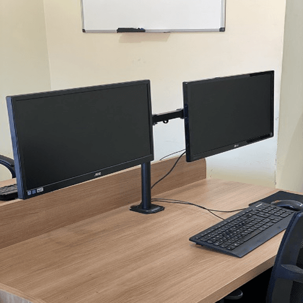 Suporte para 2 Monitores. Fixação em mesa. 13'' a 32'' AR-204 MXT