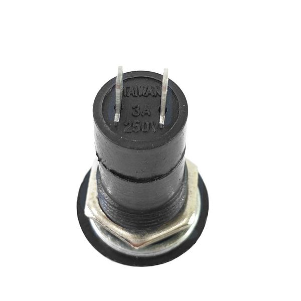 Chave Push Button NA 2A 2 Terminais Preto-Vermelho-Verde