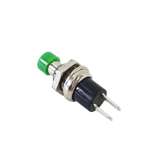 Chave Push Button PBS 102 104 NA (ON-OFF) 1A Vermelho-Preto-Verde