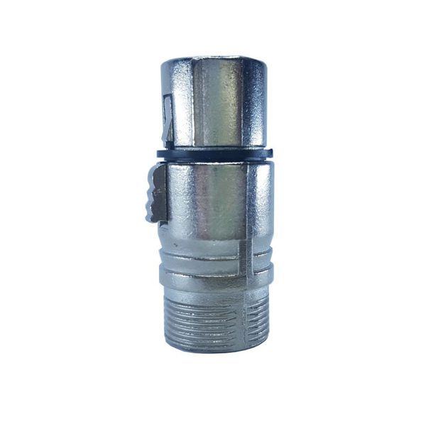 XLR Canon Femea com Trava Profissional de Mola Metal