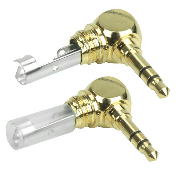 Plug P2 stereo 90° metal Black-Series