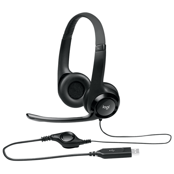 Fone Headset H390 LOGITECH P/Call Centers (Conector USB)