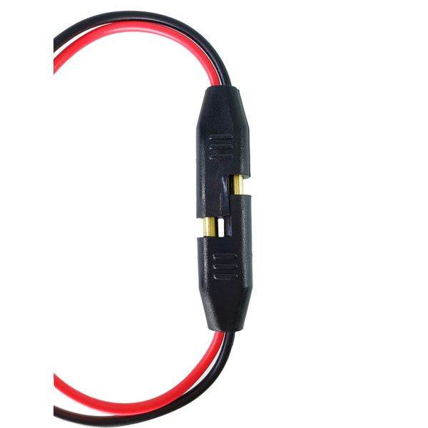 Conector/Chicote 2 vias Polarizado 1mm - Encaixe duplo reforçado