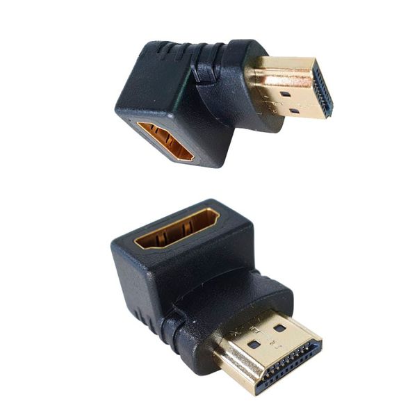 Adaptador HDMI 90ğ graus em ''L'' - 1.4 / 2.0