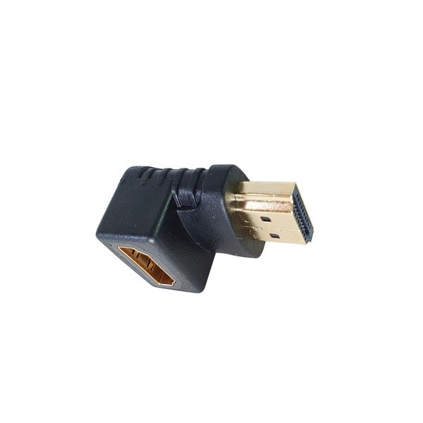 Adaptador HDMI 90ğ graus em ''L'' - 1.4 / 2.0