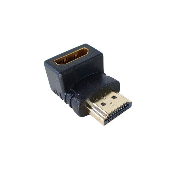 Adaptador HDMI 90ğ graus em ''L'' - 1.4 / 2.0