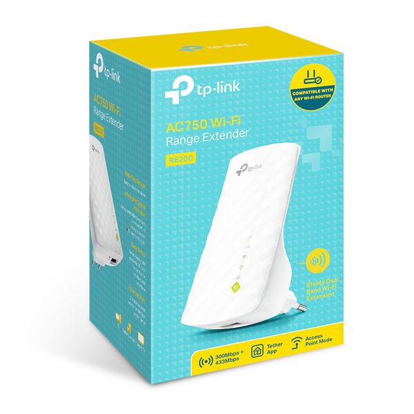Repetidor de sinal Wi-Fi TP-LINK AC750 *Dual Band*