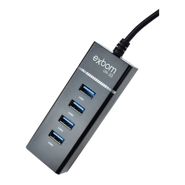 HUB USB 4 Portas 3.0 5Gbps - UH30 Exbom
