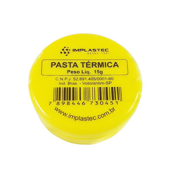 Pasta Térmica - Pote com 15g - Implastec
