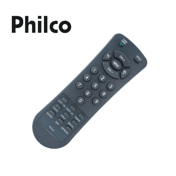 Controle Remoto TV de tubo Philco PCR-70 / PCR-71 / PCR-73 / PCR-89 / PCR-92 / PCR-93 / PCR-97- Confira os Modelos!