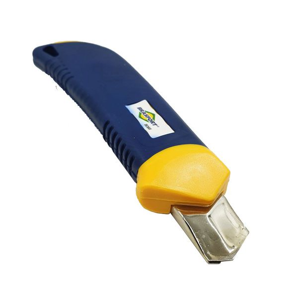 Estilete Emborrachado 18mm com auto trava - Brasfort