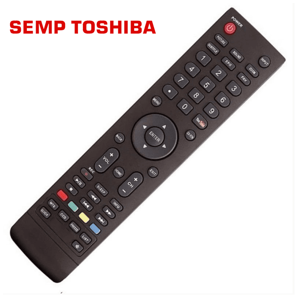 Controle Remoto TV LCD/LED SempToshiba C/Youtube DL-3975I/DL-3277I/DL-3977I/CT-6640 - Confira os modelos!