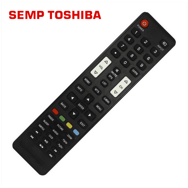 Controle Remoto TV LCD/LED SempToshiba CT6710/32L2400/40L2400/48L2400/DI3245I - Confira os modelos!