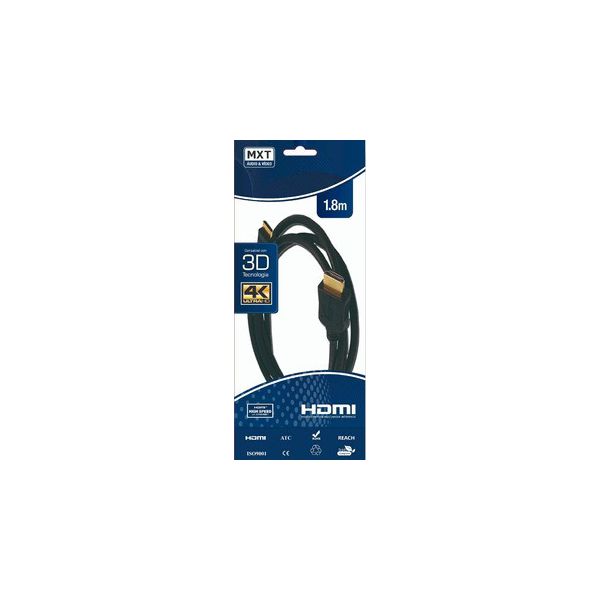Cabo HDMI 1,8m 2.0 ULTRA HD - MXT