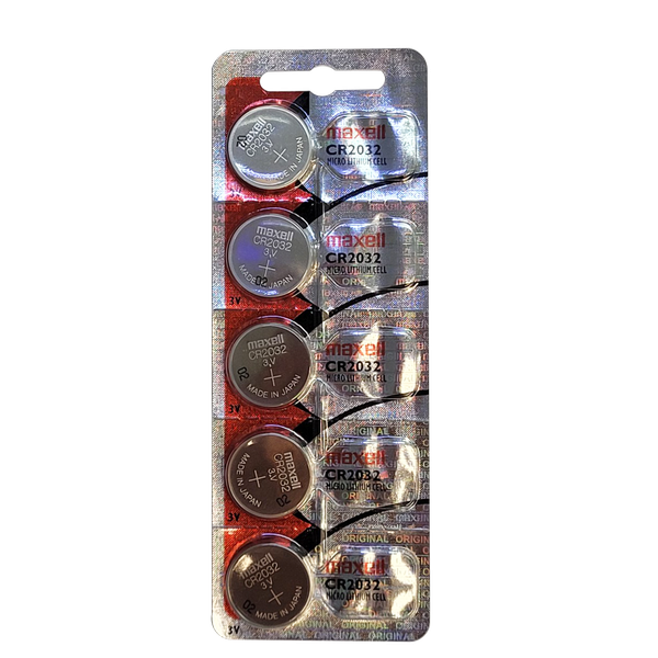 Bateria CR2032 Maxell 3V - Cartela com 5un.