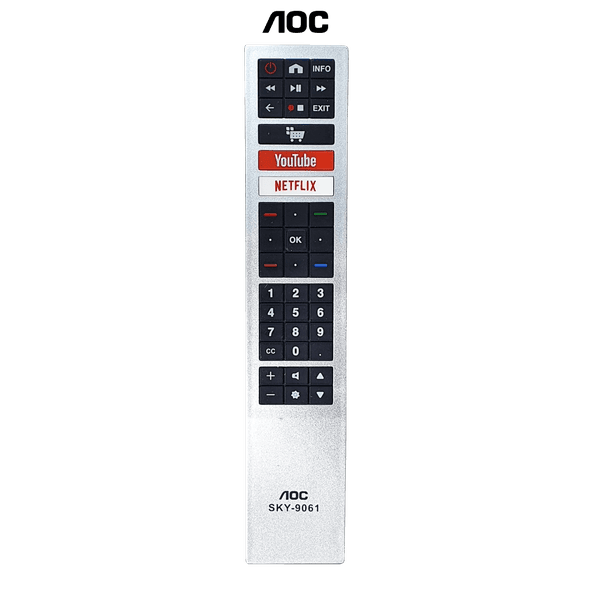 Controle Remoto TV LCD/LED AOC - 43S5295/78G, 50U6295/78G, 55U6295/78G - Confira os Modelos!