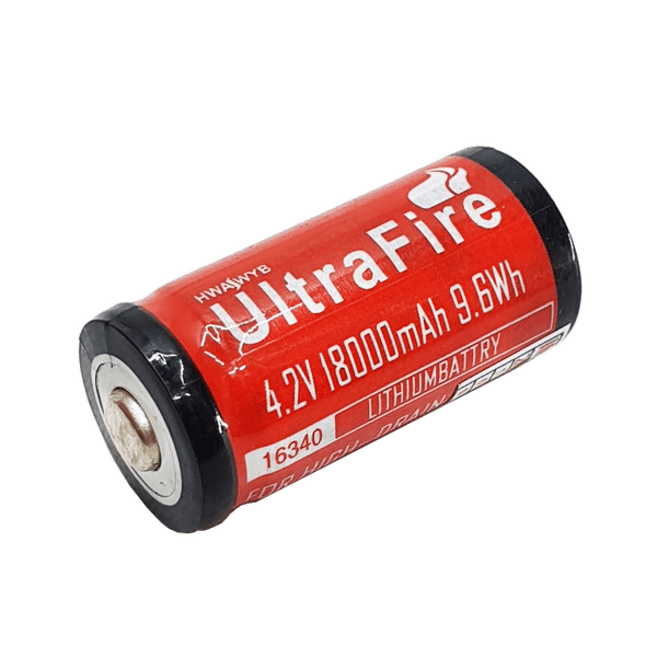 Bateria 4,2v 18000mah 9.6Wh Lithium - Ultra Fire