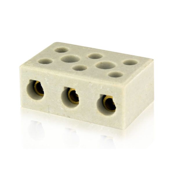 CONECTOR PORCELANA 3 X 16MM