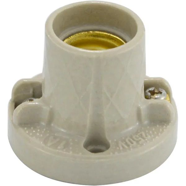 PORTA LAMPADA E-14 PORCELANA