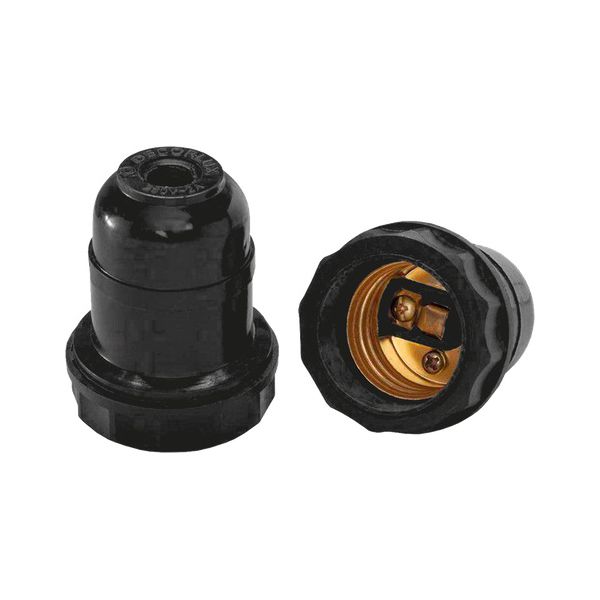 PORTA LAMPADA E-27 PARA LUSTRE COM ANEL