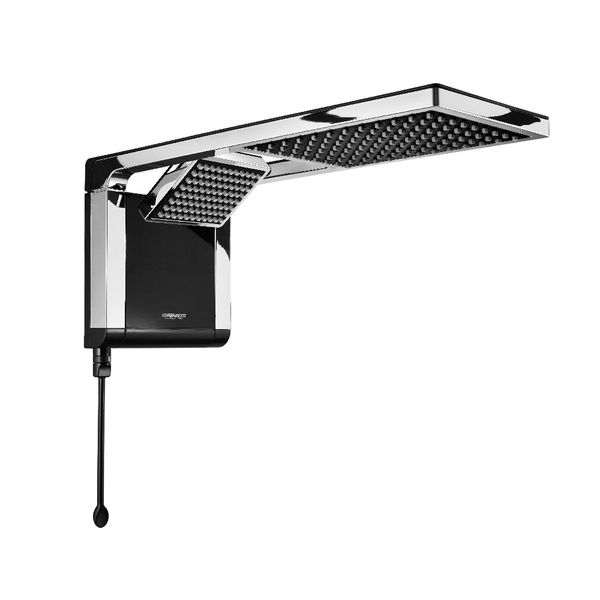 CHUVEIRO ACQUA DUO PRETO/CROM