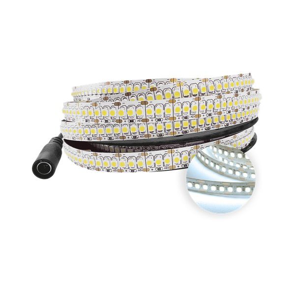 Fita Led 2835 IP20 12V 240 LEDS/M 90W 5 Metros 6000K 