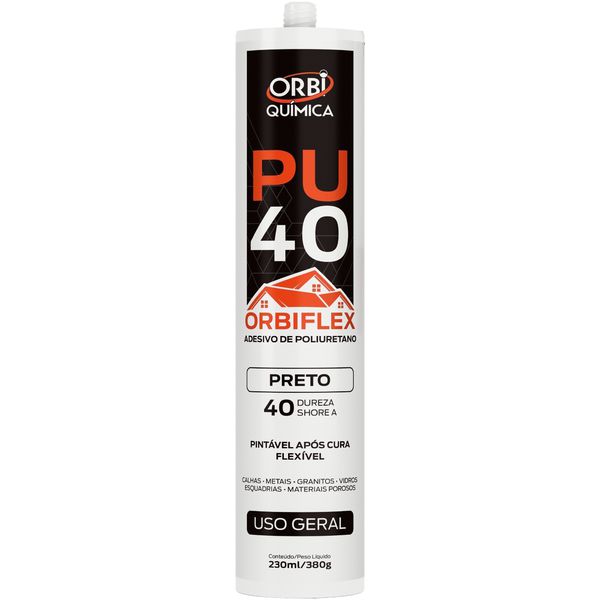 ORBIFLEX USO GERAL - SELANTE PU PRETO 380G/230ML