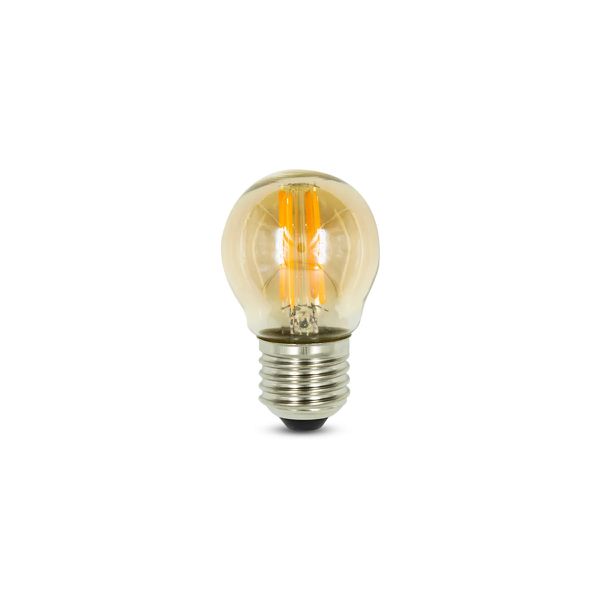 Lâmpada Filamento LED Retrô Bulbo G45 4W 2200K
